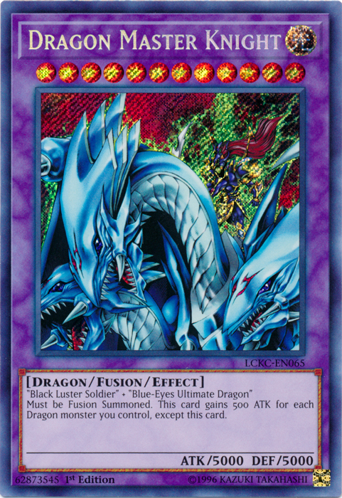 Dragon Master Knight [LCKC-EN065] Secret Rare