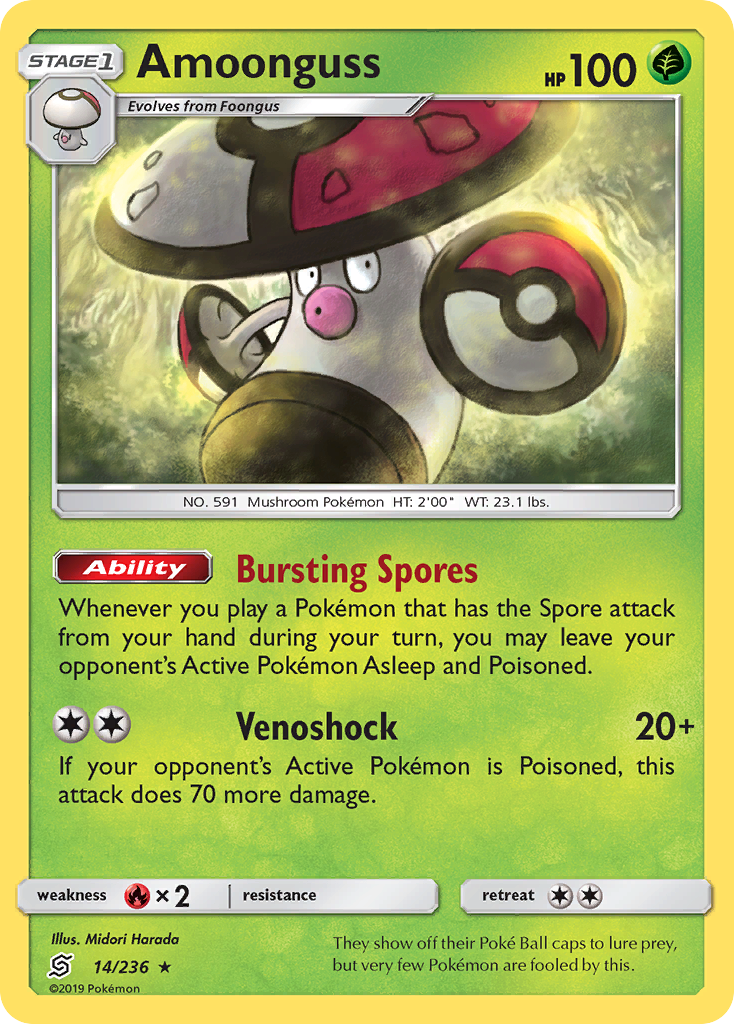 Amoonguss (14/236) [Sun & Moon: Unified Minds]