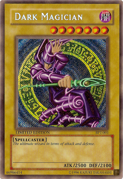 yugioh card transparent Dark Magician [BPT-001] Secret Rare