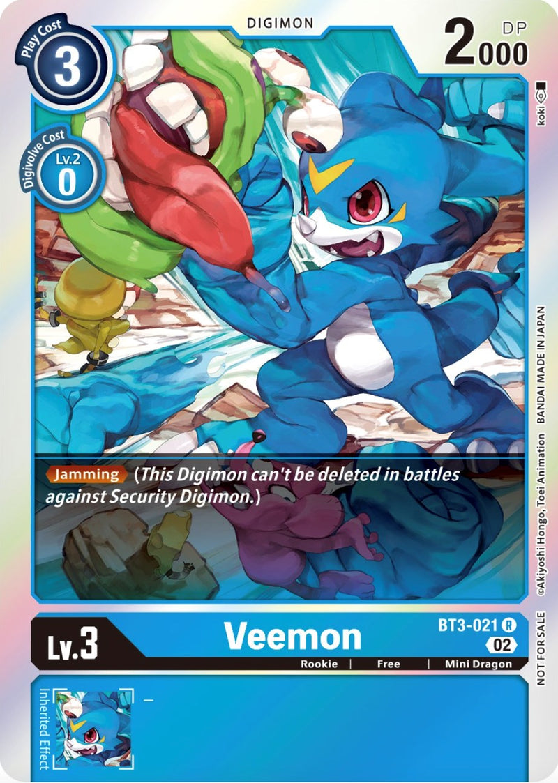 Veemon [BT3-021] (Official Tournament Pack Vol.8) [Release Special Boo