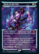 Blade of the Oni (Showcase Soft Glow) [Kamigawa: Neon Dynasty]