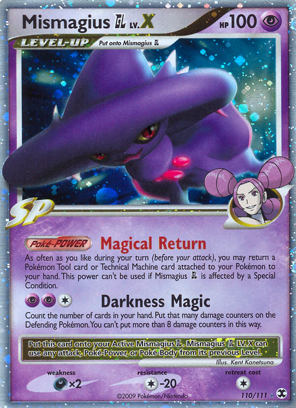 pokemon cards level x Mismagius GL LV.X (110/111) [Platinum: Rising Rivals]