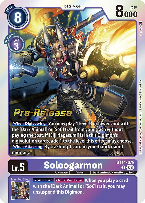 digimon pre release cards ShogunGekomon [BT12-026] [Across Time Pre-Release Cards] – TokenMTG