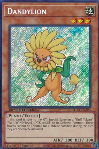 Dandylion (Secret Rare) [SGX4-ENA05] Secret Rare