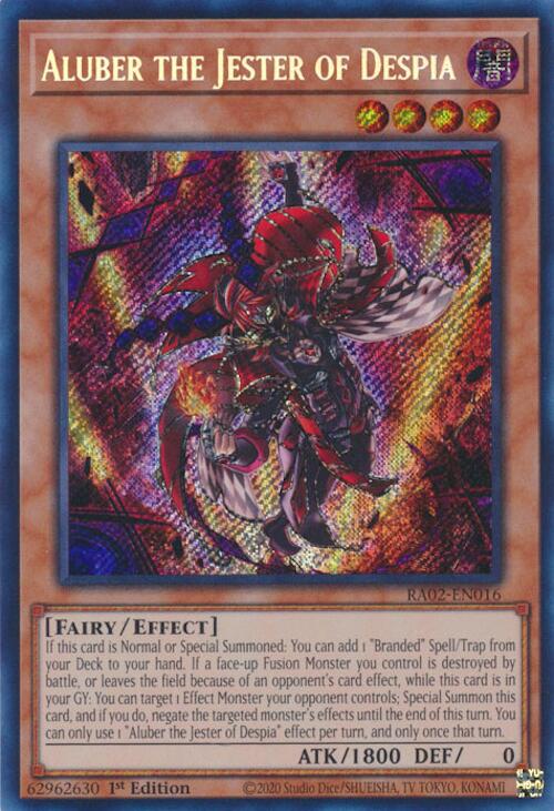 Aluber the Jester of Despia (Secret Rare) [RA02-EN016] Secret Rare