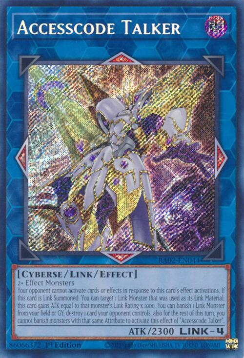 Accesscode Talker (Secret Rare) [RA02-EN044] Secret Rare