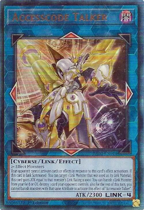 Accesscode Talker (PUR) [RA02-EN044] Prismatic Ultimate Rare