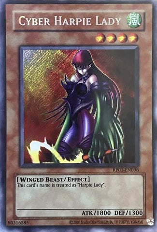 Cyber Harpie Lady [RP01-EN096] Secret Rare