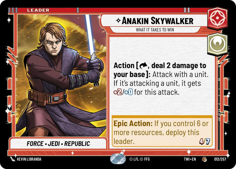 Anakin Skywalker - What it Takes to Win (012/257) [Twilight of the Republic]