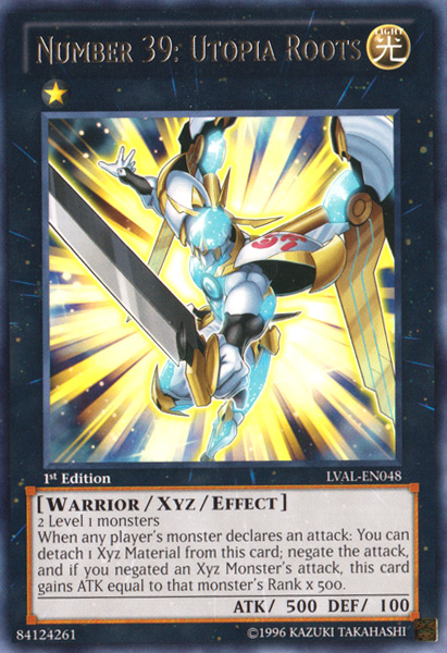 yugioh zexal chaos number cards Number 39: Utopia Roots [LVAL-EN048] Rare