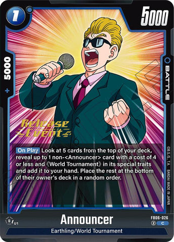 Announcer [Rivals Clash Release Event Cards]