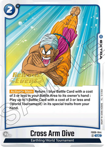 Cross Arm Dive [Rivals Clash Release Event Cards]