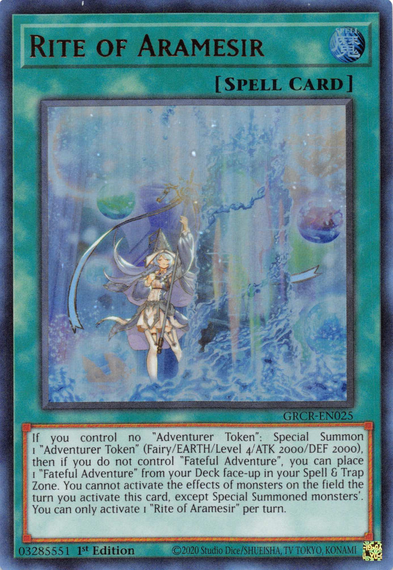 does rite aid sell yugioh cards Rite of Aramesir [GRCR-EN025] Ultra Rare