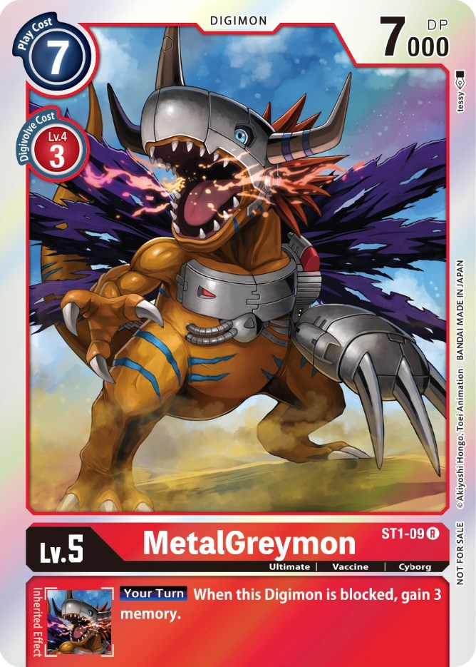 MetalGreymon [ST1-09] (Official Tournament Pack Vol. 6) [Starter Deck: