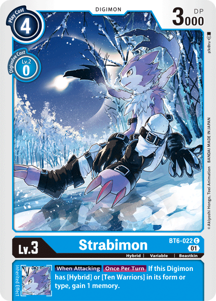 digimon double diamond card list price Strabimon [BT6-022] [Double Diamond]