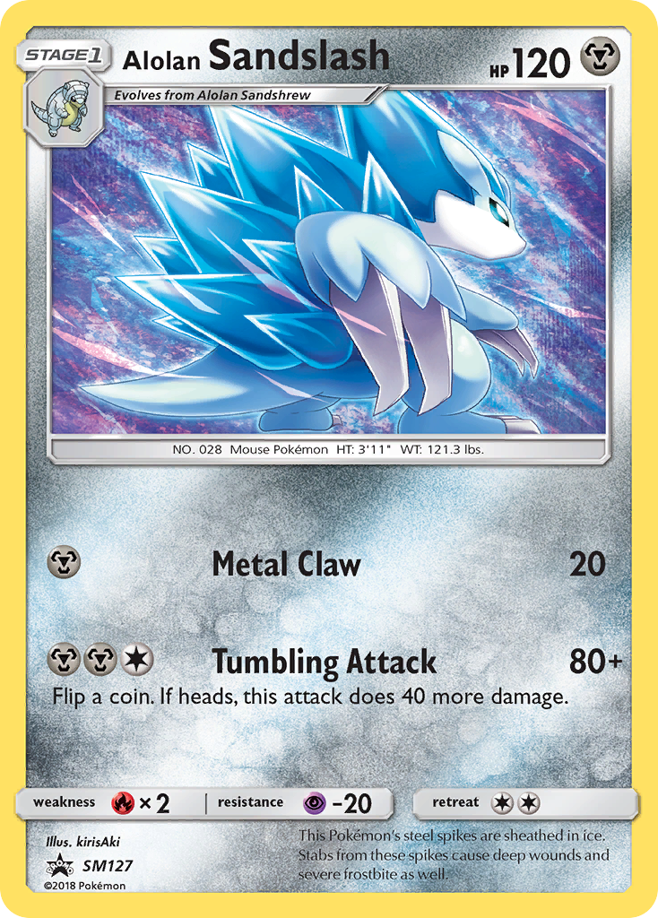 Alolan Sandslash (SM127) [Sun & Moon: Black Star Promos]