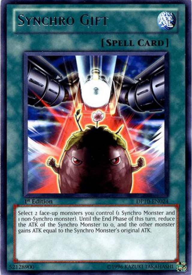 yugioh synchro spell cards Synchro Gift [DP10-EN024] Rare