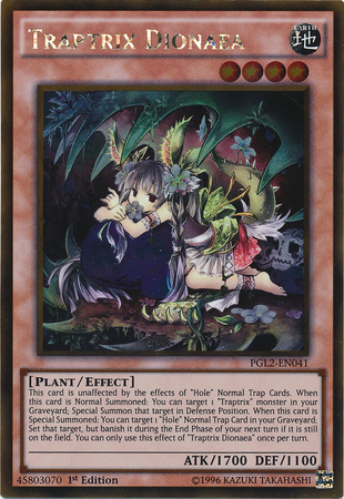 yugioh traptrix cards Traptrix Dionaea [PGL2-EN041] Gold Rare