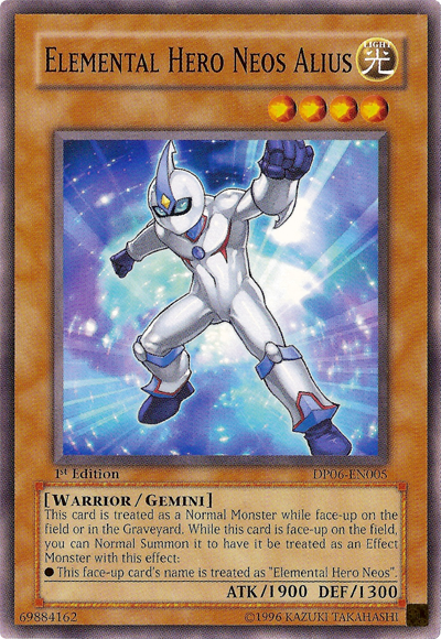 yugioh cards neos Elemental Hero Neos Alius [DP06-EN005] Common