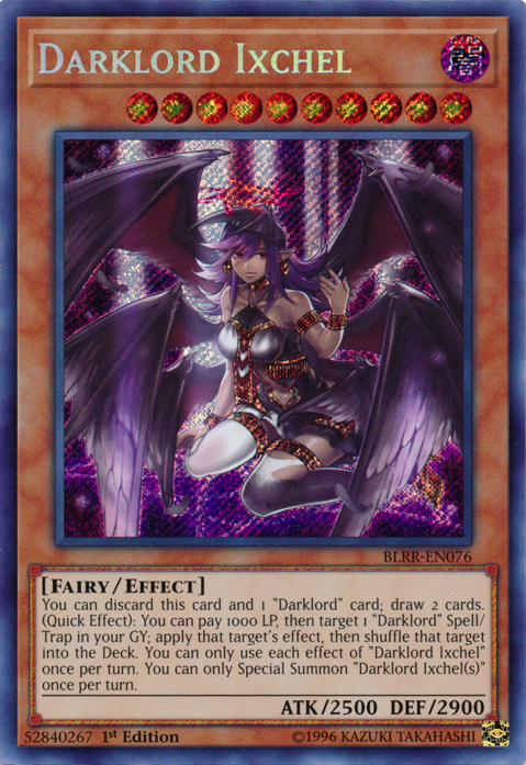 Darklord Ixchel [BLRR-EN076] Secret Rare