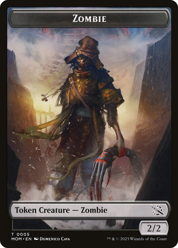 mtg cards that make zombie tokens Zombie Token [Khans of Tarkir Tokens] main image 0
