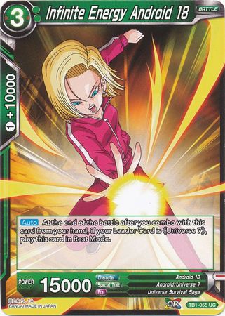 Infinite Energy Android 18 (TB1-055) [The Tournament of Power]
