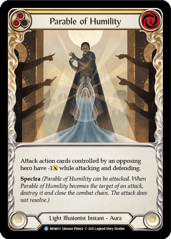 Parable of Humility [MON011-RF] 1st Edition Rainbow Foil