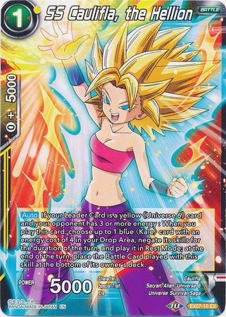 SS Caulifla, the Hellion (EX07-10) [Magnificent Collection Fusion Hero]