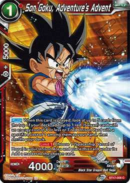 Son Goku, Adventure's Advent (BT17-008) [Ultimate Squad]