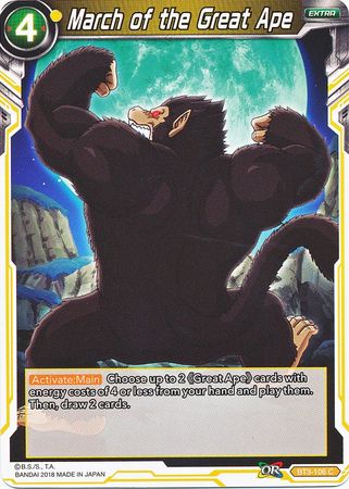 March of the Great Ape (BT3-106) [Cross Worlds]