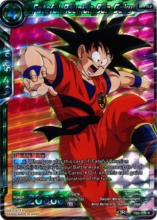 Fateful Reunion Son Goku (TB2-035) [World Martial Arts Tournament]