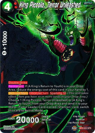 King Piccolo, Terror Unleashed (SPR) (BT5-022) [Miraculous Revival]
