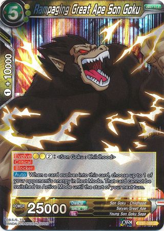 Rampaging Great Ape Son Goku (BT3-089) [Cross Worlds]