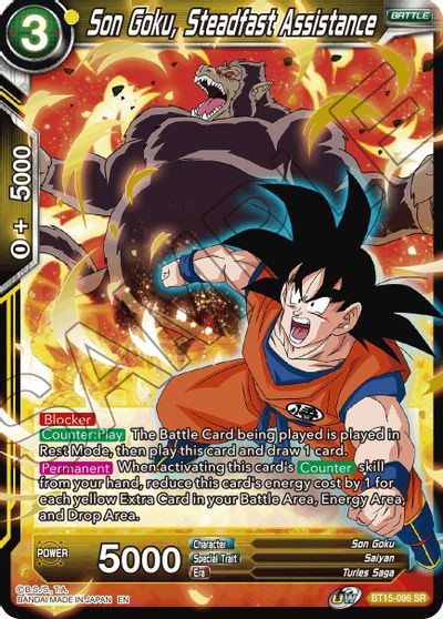Son Goku, Steadfast Assistance (BT15-096) [Saiyan Showdown]