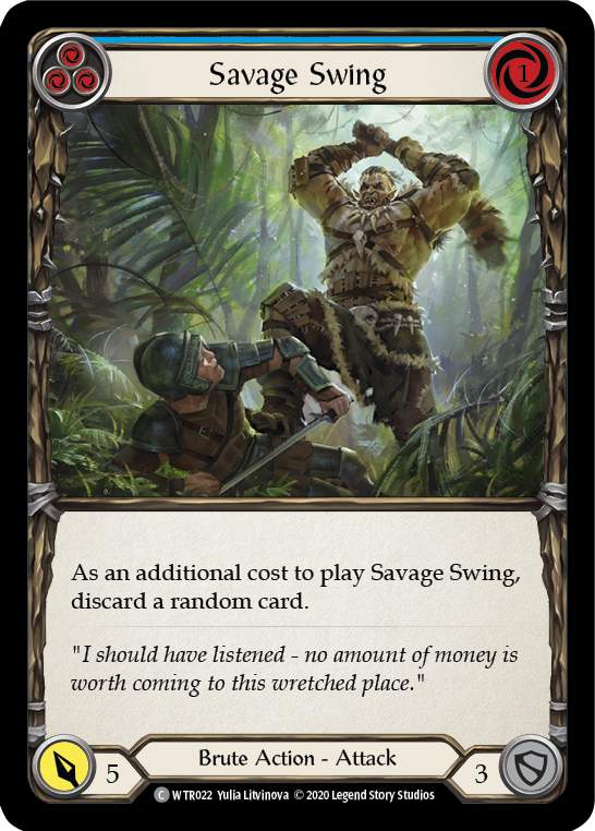Savage Swing (Blue) [U-WTR022] Unlimited Normal