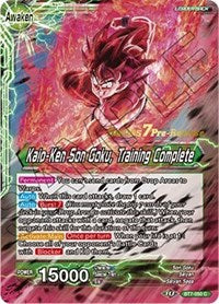Son Goku // Kaio-Ken Son Goku, Training Complete (BT7-050_PR) [Assault of the Saiyans Prerelease Promos]