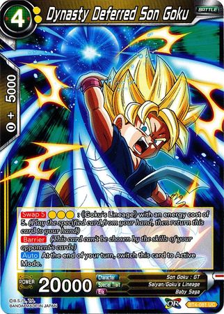 Dynasty Deferred Son Goku (BT4-081) [Colossal Warfare]
