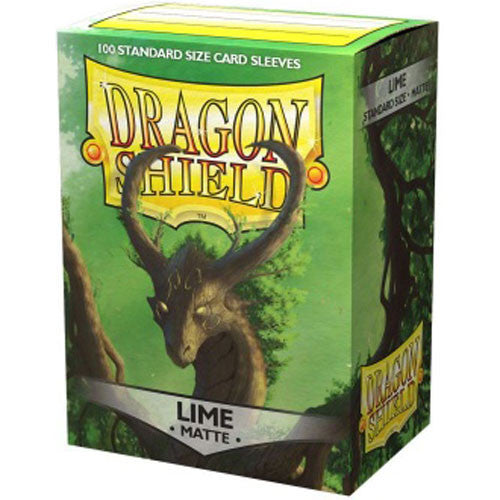 Dragon Shields: (100) Matte Lime