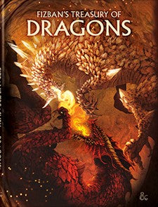 Dungeons and Dragons RPG: Fizban`s Treasury of Dragons Hard Cover - Alternate Cover