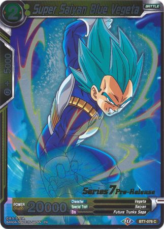 Super Saiyan Blue Vegeta (BT7-076_PR) [Assault of the Saiyans Prerelease Promos]