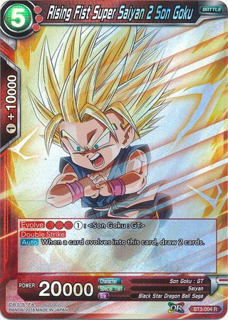 Rising Fist Super Saiyan 2 Son Goku (BT3-004) [Cross Worlds]