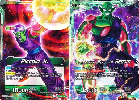 Piccolo Jr. // Piccolo Jr., Evil Reborn (SD4-01) [Oversized Cards]