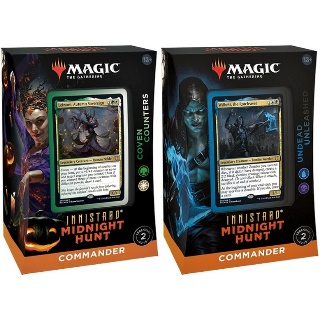 Magic the Gathering CCG: Innistrad - Midnight Hunt Commander Decks (Set of 2) (Pre Order)