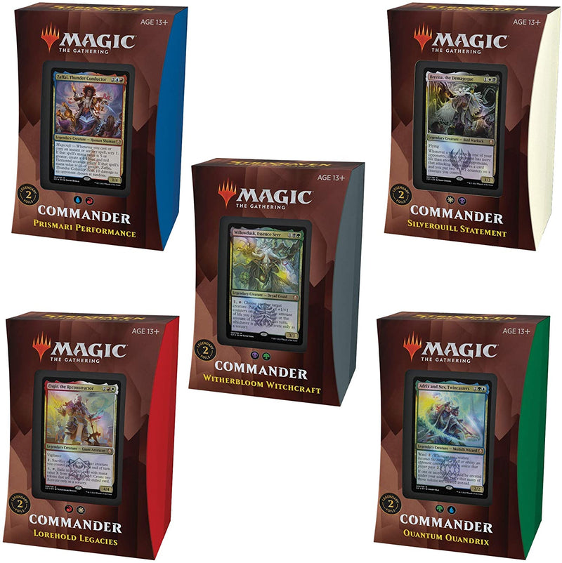 Magic: The Gathering - Strixhaven Commander Deck Set Bundle(5)