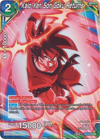 Kaio-Ken Son Goku Returns (EX10-04) [Namekian Surge]