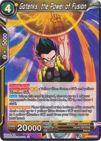 Gotenks, the Power of Fusion (BT10-112) [Rise of the Unison Warrior 2nd Edition]