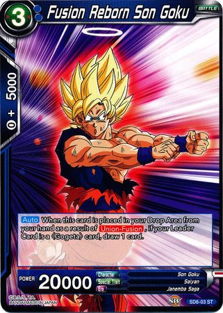 Fusion Reborn Son Goku (Starter Deck - Resurrected Fusion) (SD6-03) [Miraculous Revival]