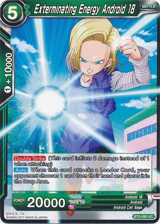 Exterminating Energy Android 18 (BT2-090) [Union Force]