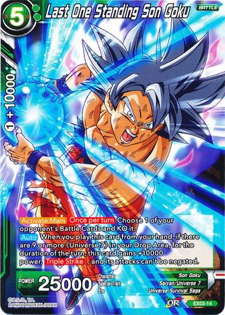 Last One Standing Son Goku (EX03-14) [Ultimate Box]