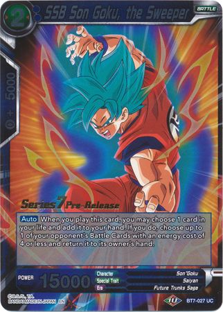 SSB Son Goku, the Sweeper (BT7-027_PR) [Assault of the Saiyans Prerelease Promos]